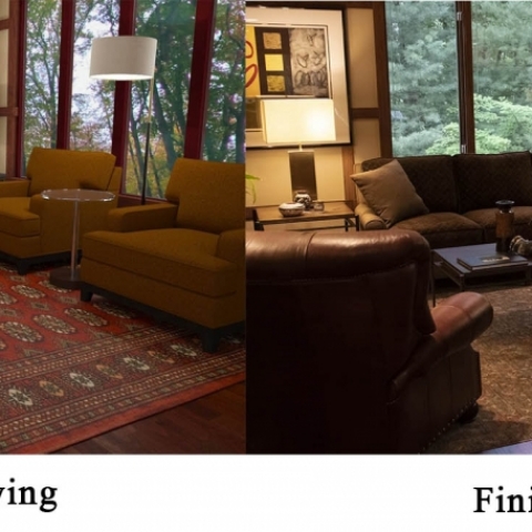 Entertainment Room Before & After